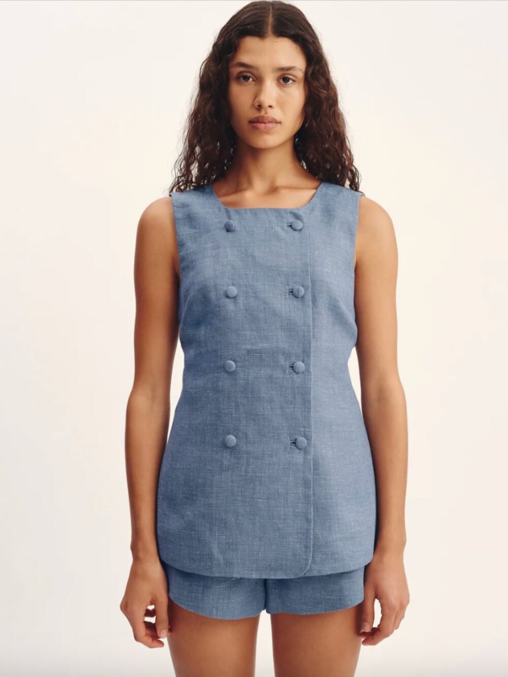 POSSE Thea Vest NWOT 100% Linen ORIG. $280
